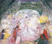 James Ensor Theater of Masks painting